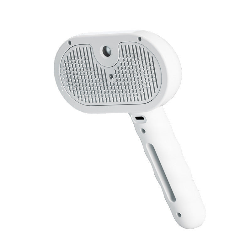 🐕🦺🐕🦺Natravor™ 3-in-1 Pet Steam Brush for Dogs, Cats - Rechargeable Deshedding Comb with Stainless Steel Bristles🎉