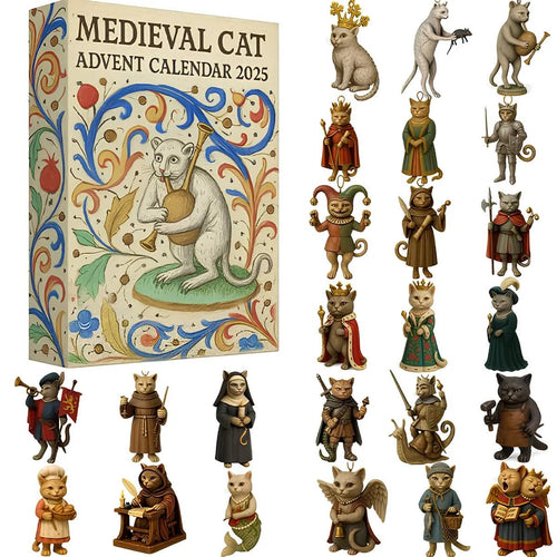 🔥Limited Edition, Only 100 Sets Left! - ✨Medieval Cat Advent Calendar 2025