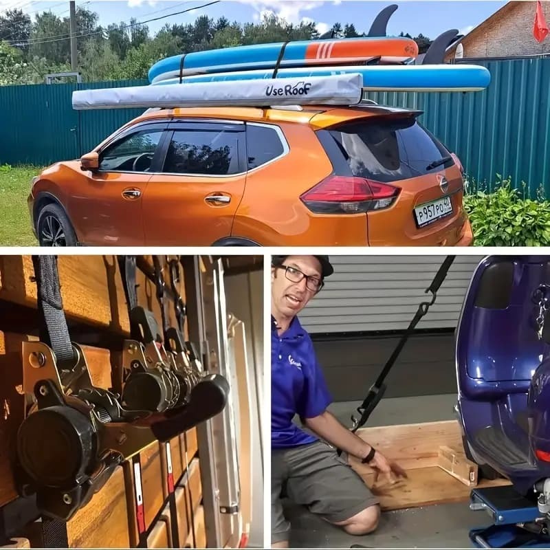 🎁 Limited Time – Upgraded 2025 Retractable Ratchet Strap (Perfect Gift for Men💙)