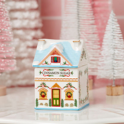 🎄✨ Holiday Village Spice House Set — A Mini Christmas Wonderland for Your Kitchen!