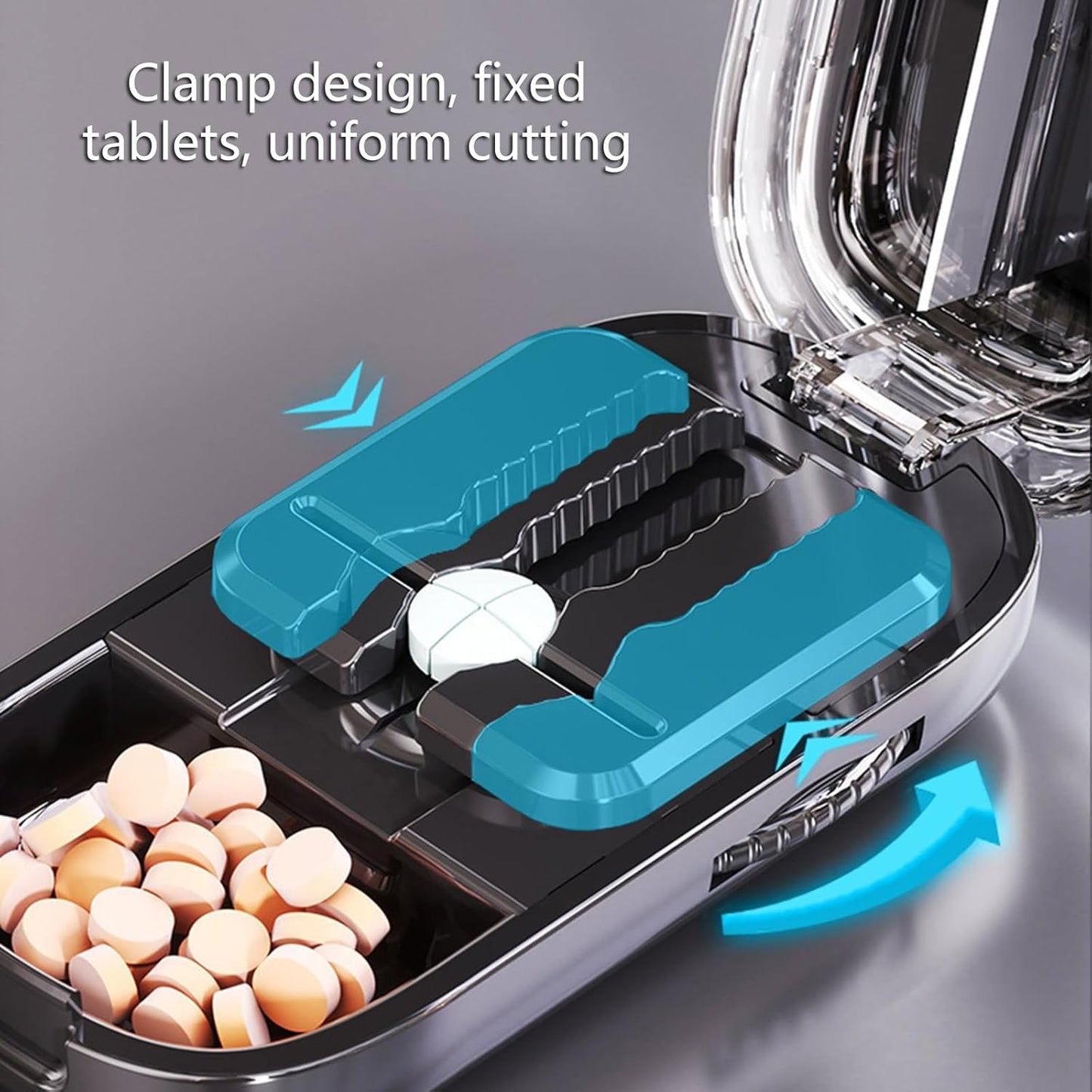 Adjustable Pill Cutter and Splitter for Multiple Pills