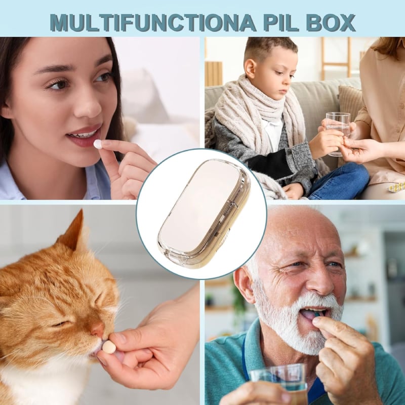 Adjustable Pill Cutter and Splitter for Multiple Pills