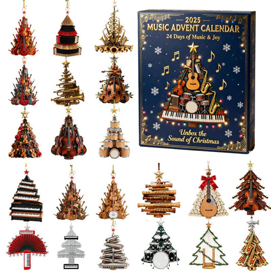 🔥Limited Edition, Only 100 Sets Left! - 🎄Musical Christmas Tree 24-Day Advent Calendar 2025🎸