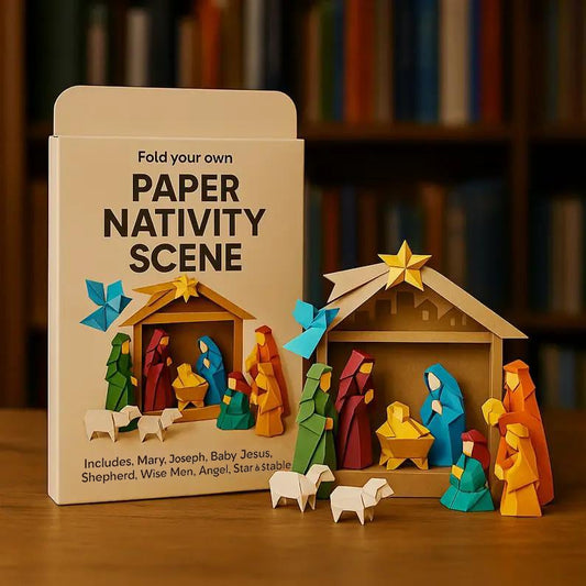 🔥Last Day 49% OFF - DIY Paper Nativity Scene✝️(Suitable for beginners)