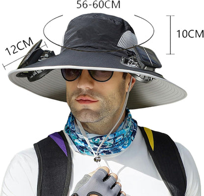 Solar Fan Hat