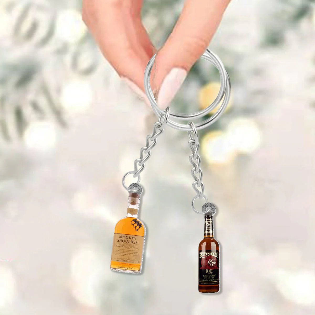 Whiskey Christmas Gift - Personalized Whisky Advent Calendar With Ornaments