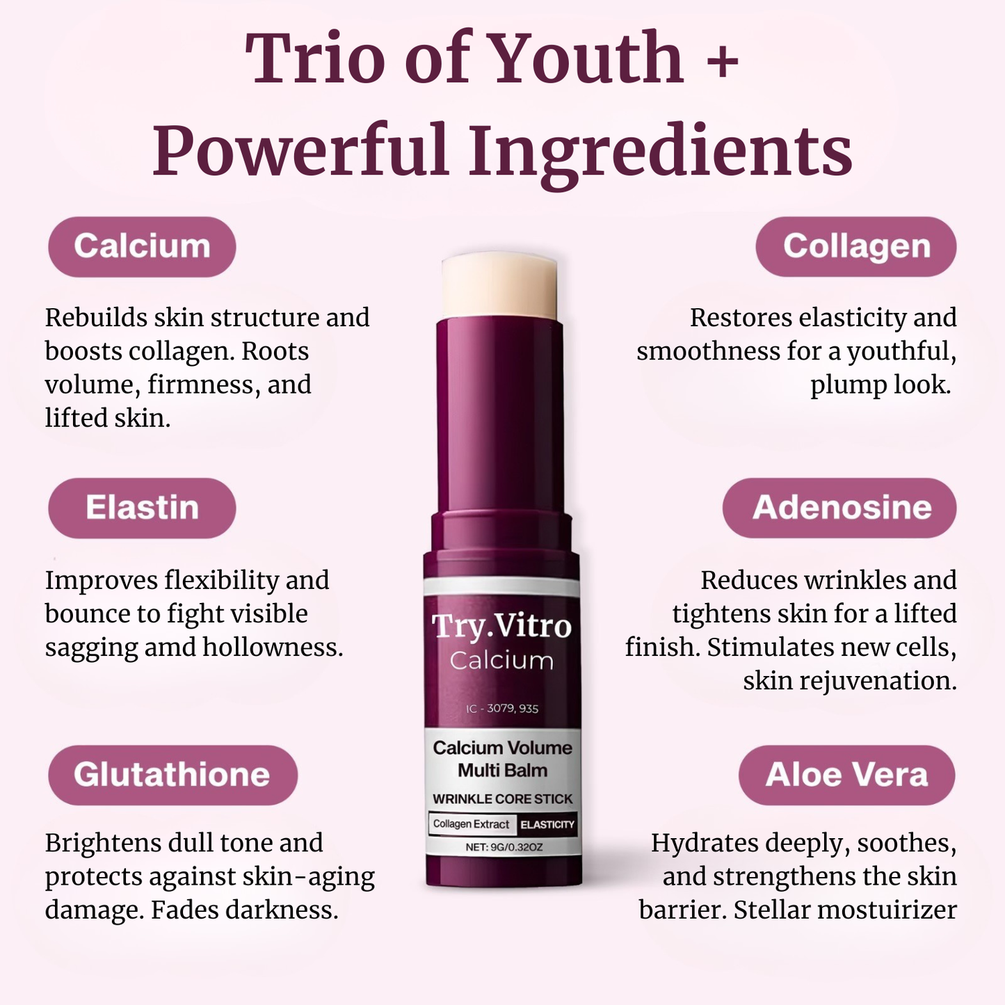 Cemenrete Calcium Multi Balm Anti-aging Korean Cosmetics Eye Care Eye Stick