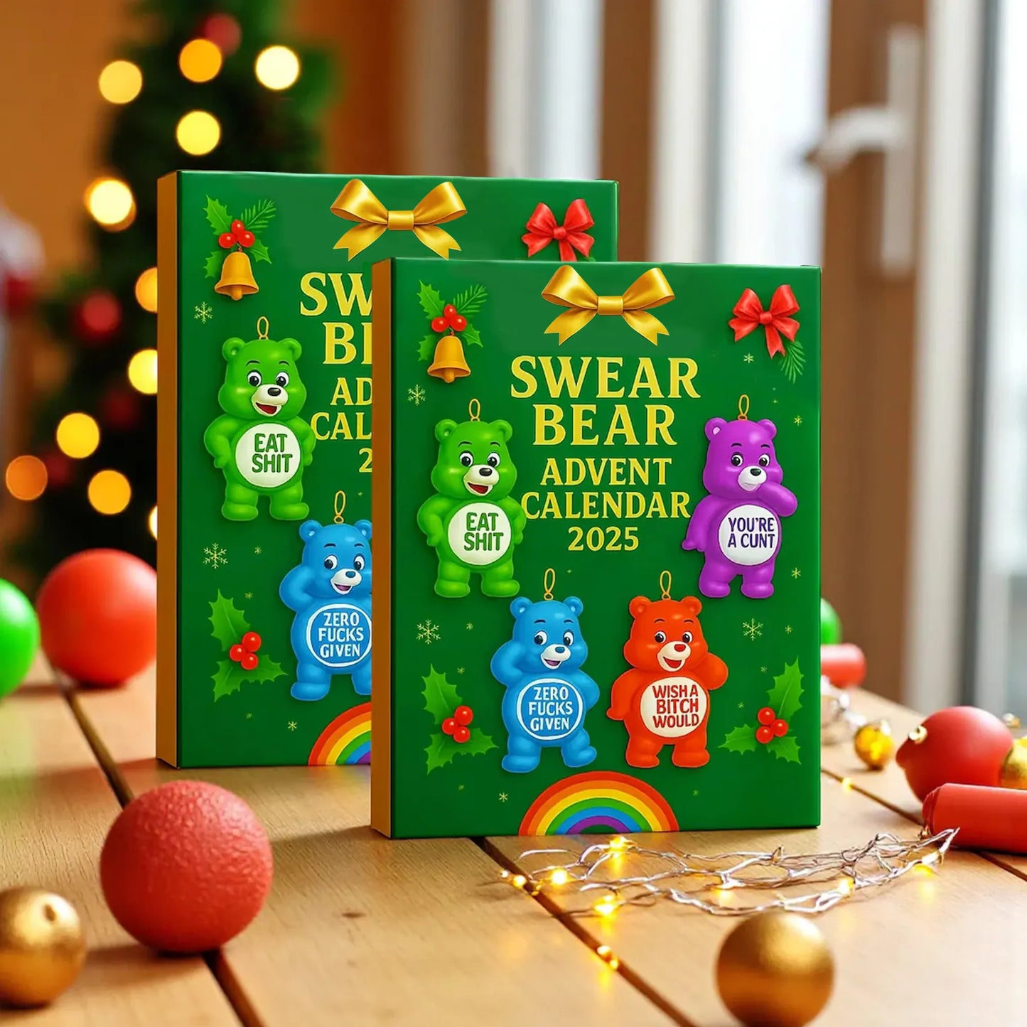 Funny Bear Christmas Adult Advent Calendar 2025