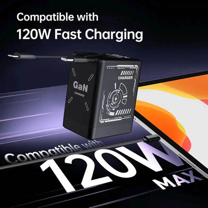 GaNPro 45W Retractable Fast Charger Cube