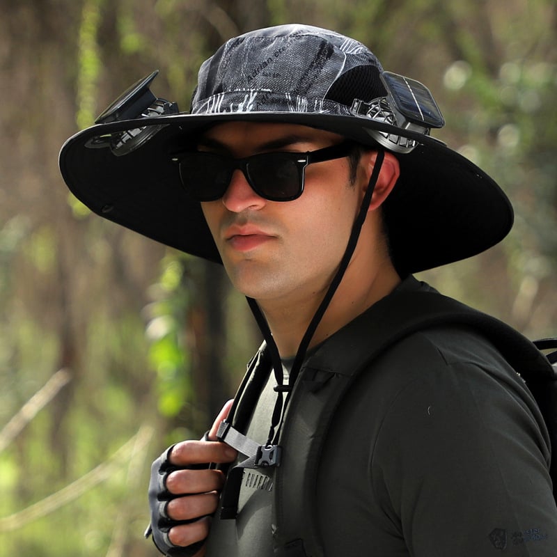 Solar Fan Hat