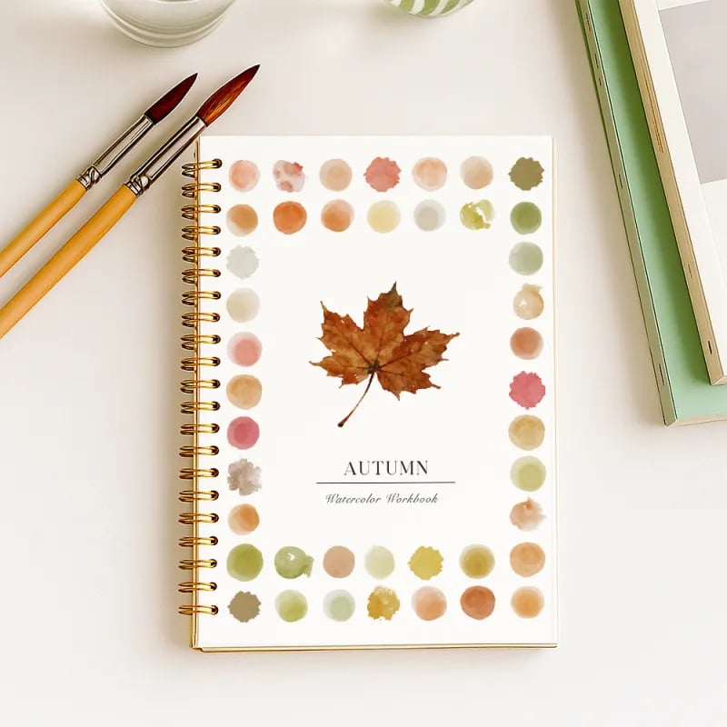 🔥LAST DAY SALE 60% OFF 🖼️Beginner-Friendly💕 Watercolor Workbook